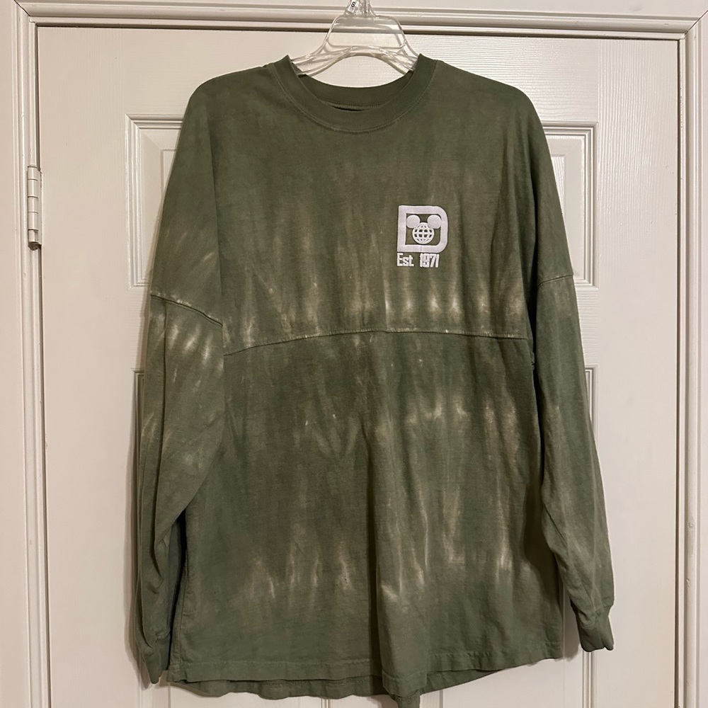 Disney Parks Spirit Jersey - Green Tie-Dye